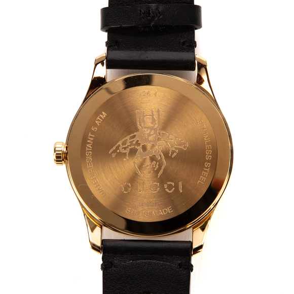 Gucci G-Timeless Bee&Star Ltd. Ed. in Black/ Gold Calfskin leather - Picture 4 of 4